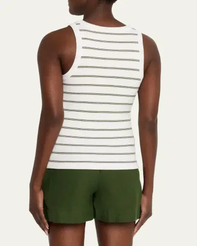 Vince Stripe Scoop-Neck Tank Top | Thumbnail 3 Vince Stripe Scoop-Neck Tank Top | Thumbnail 3