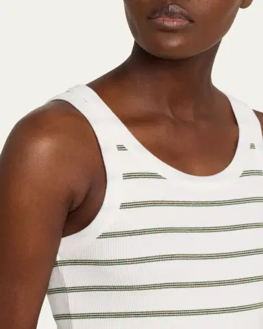 Vince Stripe Scoop-Neck Tank Top | Thumbnail 5 Vince Stripe Scoop-Neck Tank Top | Thumbnail 5