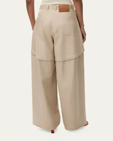 Loewe x Paula's Ibiza Layered Yoke Wide-Leg Trousers | Thumbnail 3 Loewe x Paula's Ibiza Layered Yoke Wide-Leg Trousers | Thumbnail 3