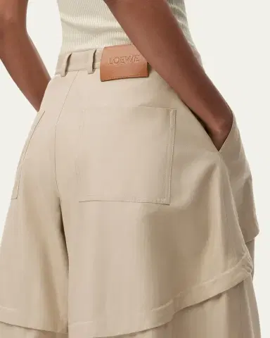 Loewe x Paula's Ibiza Layered Yoke Wide-Leg Trousers | Thumbnail 5 Loewe x Paula's Ibiza Layered Yoke Wide-Leg Trousers | Thumbnail 5