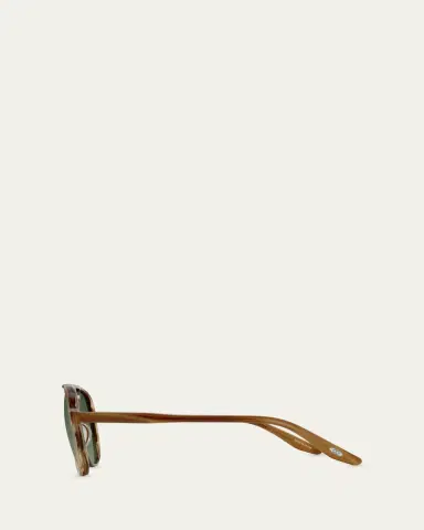 BARTON PERREIRA Hartmann 55mm Acetate Aviator Sunglasses | Thumbnail 3 BARTON PERREIRA Hartmann 55mm Acetate Aviator Sunglasses | Thumbnail 3