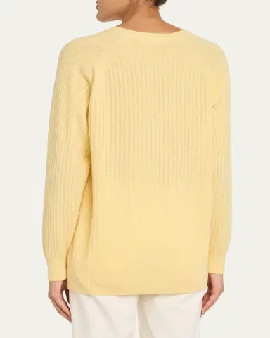 Frame The Cashmere Sunbeam Sweater | Thumbnail 3 Frame The Cashmere Sunbeam Sweater | Thumbnail 3