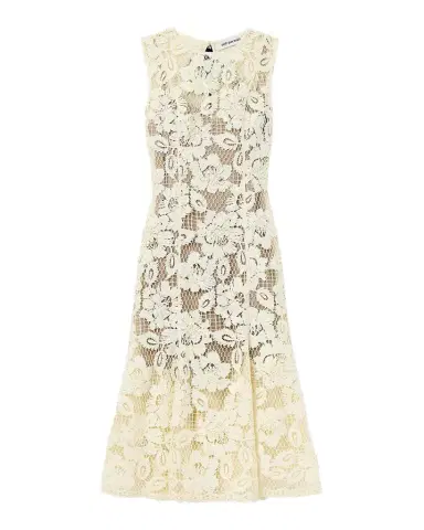 Self-Portrait Crochet Lace Midi Dress | Thumbnail 1 Self-Portrait Crochet Lace Midi Dress | Thumbnail 1