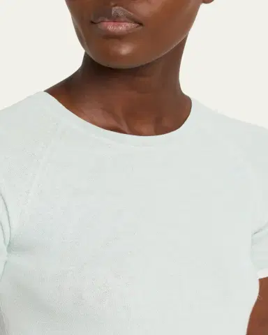 Vince Short-Sleeve Double-Layer Tee | Thumbnail 5 Vince Short-Sleeve Double-Layer Tee | Thumbnail 5