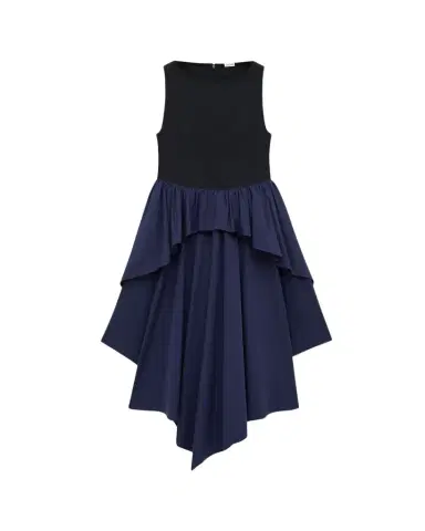 LOEWE x Paula's Ibiza Asymmetric Ruffle Cotton Sleeveless Midi Dress | Thumbnail 1 LOEWE x Paula's Ibiza Asymmetric Ruffle Cotton Sleeveless Midi Dress | Thumbnail 1