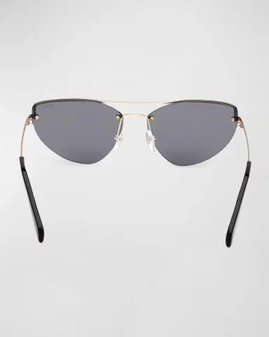 Pucci Semi-Rimmed Metal & Acetate Cat-Eye Sunglasses | Thumbnail 5 Pucci Semi-Rimmed Metal & Acetate Cat-Eye Sunglasses | Thumbnail 5