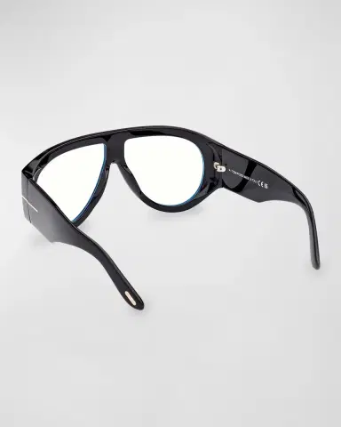 TOM FORD Blue Blocking Acetate Aviator Glasses | Thumbnail 2 TOM FORD Blue Blocking Acetate Aviator Glasses | Thumbnail 2