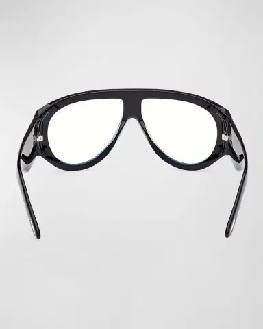 TOM FORD Blue Blocking Acetate Aviator Glasses | Thumbnail 5 TOM FORD Blue Blocking Acetate Aviator Glasses | Thumbnail 5