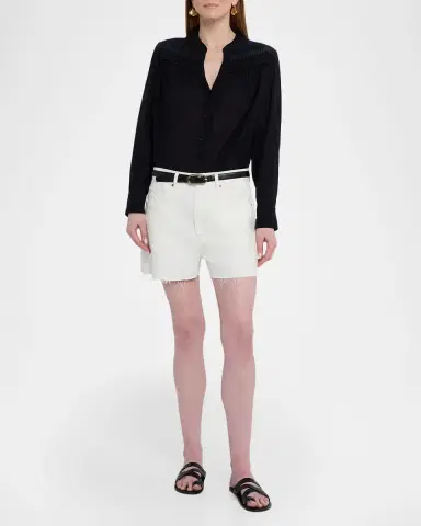 Nili Lotan Clarys Cotton Voile Top | Thumbnail 2 Nili Lotan Clarys Cotton Voile Top | Thumbnail 2