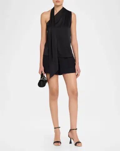 Generation Love Caliope One-Shoulder Satin Top | Thumbnail 2 Generation Love Caliope One-Shoulder Satin Top | Thumbnail 2