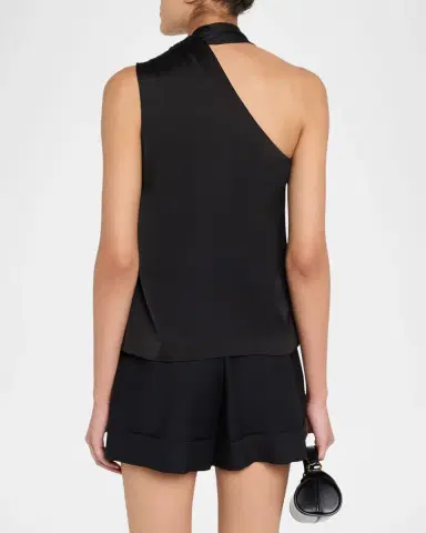 Generation Love Caliope One-Shoulder Satin Top | Thumbnail 3 Generation Love Caliope One-Shoulder Satin Top | Thumbnail 3