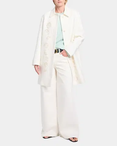 TWP Edinburgh Embroidered Linen Coat | Thumbnail 2 TWP Edinburgh Embroidered Linen Coat | Thumbnail 2