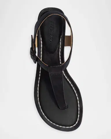 Bernardo Goyara Leather T-Strap Sandals | Thumbnail 2 Bernardo Goyara Leather T-Strap Sandals | Thumbnail 2