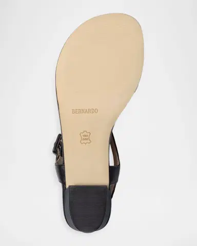 Bernardo Goyara Leather T-Strap Sandals | Thumbnail 3 Bernardo Goyara Leather T-Strap Sandals | Thumbnail 3