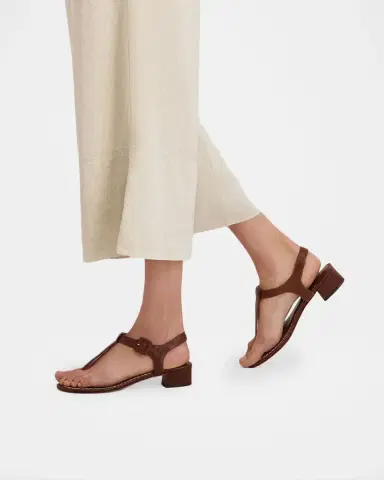 Bernardo Goyara Leather T-Strap Sandals | Thumbnail 4 Bernardo Goyara Leather T-Strap Sandals | Thumbnail 4