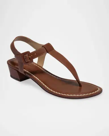 Bernardo Goyara Leather T-Strap Sandals | Thumbnail 5 Bernardo Goyara Leather T-Strap Sandals | Thumbnail 5