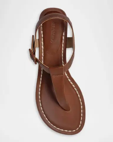 Bernardo Goyara Leather T-Strap Sandals | Thumbnail 7 Bernardo Goyara Leather T-Strap Sandals | Thumbnail 7