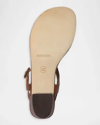 Bernardo Goyara Leather T-Strap Sandals | Thumbnail 8 Bernardo Goyara Leather T-Strap Sandals | Thumbnail 8