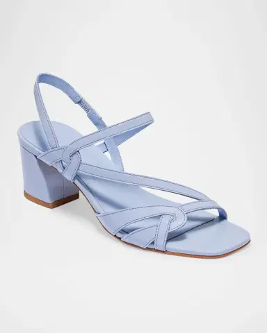 Bernardo Gyoda Leather Block-Heel Sandals | Thumbnail 8 Bernardo Gyoda Leather Block-Heel Sandals | Thumbnail 8