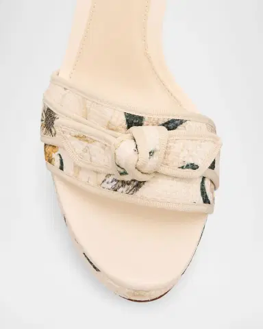 Alexandre Birman 120mm Floral Grosgrain Raffia Platform Sandals | Thumbnail 6 Alexandre Birman 120mm Floral Grosgrain Raffia Platform Sandals | Thumbnail 6