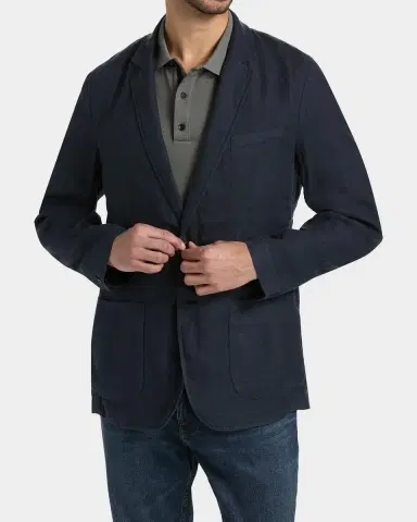 rag & bone Men 's Butler Linen Patch-Pocket Blazer | Thumbnail 4 rag & bone Men 's Butler Linen Patch-Pocket Blazer | Thumbnail 4