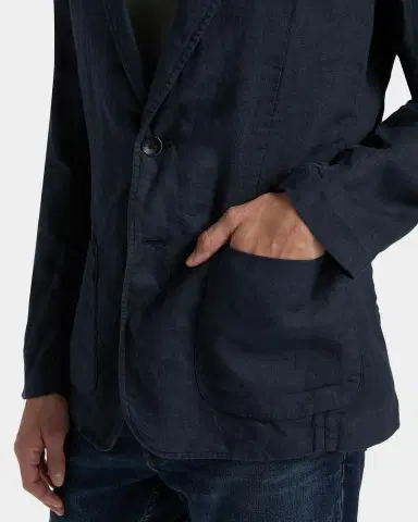rag & bone Men 's Butler Linen Patch-Pocket Blazer | Thumbnail 5 rag & bone Men 's Butler Linen Patch-Pocket Blazer | Thumbnail 5