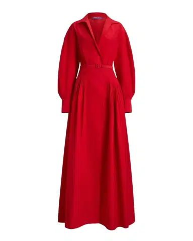 Ralph Lauren Collection Daley Cotton-Blend Poplin Evening Shirtdress | Thumbnail 1 Ralph Lauren Collection Daley Cotton-Blend Poplin Evening Shirtdress | Thumbnail 1