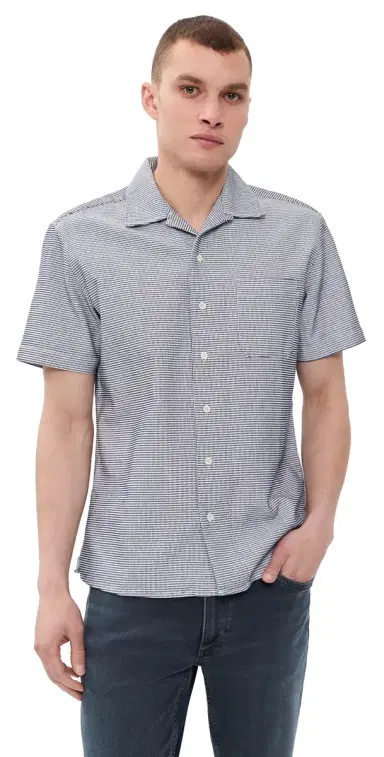 Taylor Stitch The Hawthorne Shirt Blue Pin Dot Dobby | Thumbnail 1 Taylor Stitch The Hawthorne Shirt Blue Pin Dot Dobby | Thumbnail 1