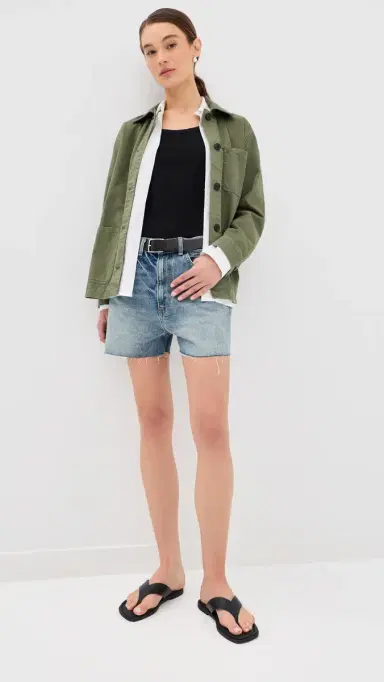 Nili Lotan Cobain Denim Shorts Summer Wash | Thumbnail 5 Nili Lotan Cobain Denim Shorts Summer Wash | Thumbnail 5