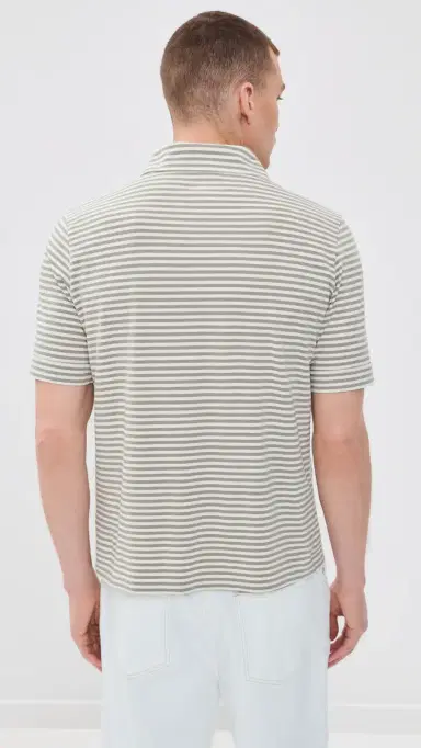 MM6 Maison Margiela triped Polo Beige/Off White | Thumbnail 3 MM6 Maison Margiela triped Polo Beige/Off White | Thumbnail 3