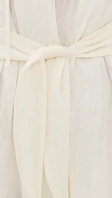 Lisa Marie Fernandez Poet ini Dress White Organic Gauze | Thumbnail 6 Lisa Marie Fernandez Poet ini Dress White Organic Gauze | Thumbnail 6