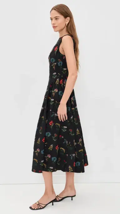 Another Girl Handcrafted Hip Gathered idaxi Dress Black | Thumbnail 4 Another Girl Handcrafted Hip Gathered idaxi Dress Black | Thumbnail 4