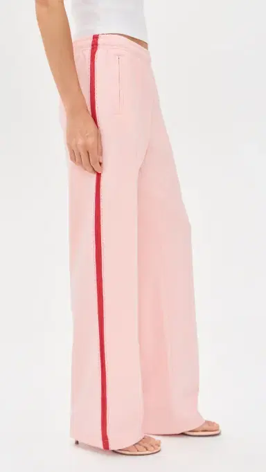 RE/DONE unland Track Pants Pink alt With Red | Thumbnail 4 RE/DONE unland Track Pants Pink alt With Red | Thumbnail 4
