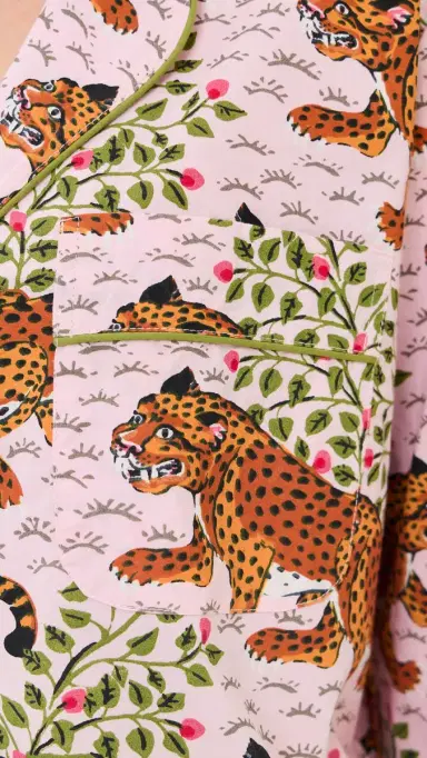 Printfresh Bagheera ong Pajama Set Blush | Thumbnail 6 Printfresh Bagheera ong Pajama Set Blush | Thumbnail 6