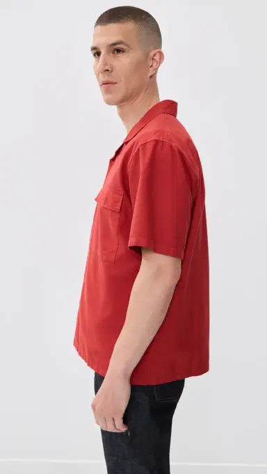 McTavish Holiday Collar Shirt Rust | Thumbnail 4 McTavish Holiday Collar Shirt Rust | Thumbnail 4