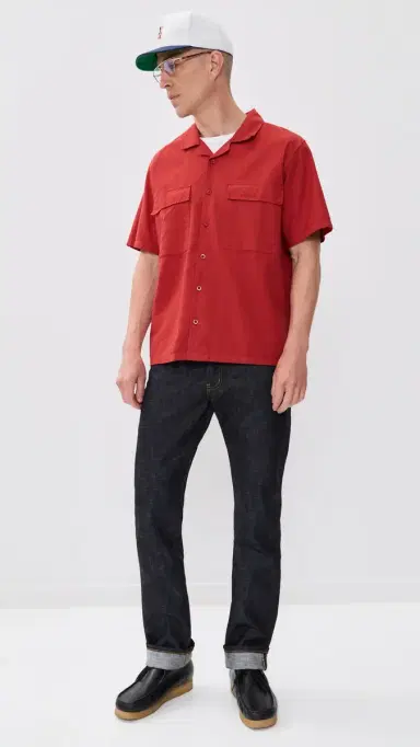 McTavish Holiday Collar Shirt Rust | Thumbnail 5 McTavish Holiday Collar Shirt Rust | Thumbnail 5