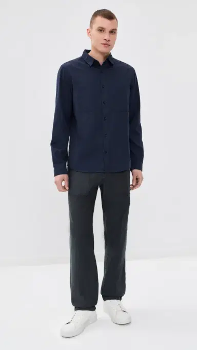 McTavish Original Button Down Shirt Dark Blue L | Thumbnail 5 McTavish Original Button Down Shirt Dark Blue L | Thumbnail 5