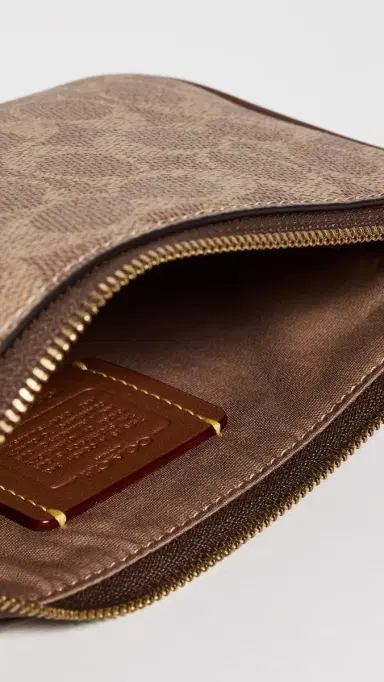 Coach Coated Canvas Signature Plaza Bag 18 B4/Tan Brown One Size | Thumbnail 6 Coach Coated Canvas Signature Plaza Bag 18 B4/Tan Brown One Size | Thumbnail 6