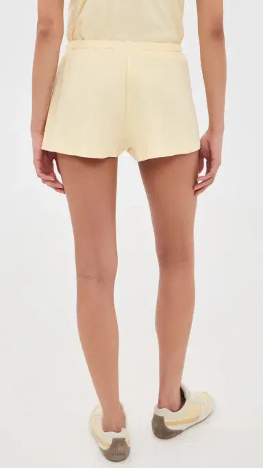 Sporty & Rich ignature Logo House Shorts Almond triped Black | Thumbnail 3 Sporty & Rich ignature Logo House Shorts Almond triped Black | Thumbnail 3