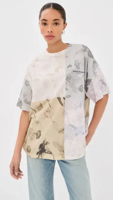 Maison Margiela Patchwork Floral T-Shirt Beige Flowers | Thumbnail 2 Maison Margiela Patchwork Floral T-Shirt Beige Flowers | Thumbnail 2