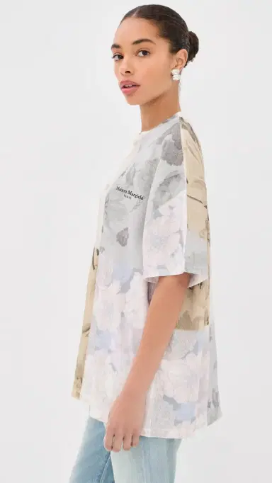 Maison Margiela Patchwork Floral T-Shirt Beige Flowers | Thumbnail 4 Maison Margiela Patchwork Floral T-Shirt Beige Flowers | Thumbnail 4