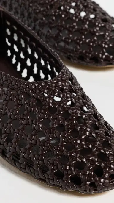 Sam Edelman Shira Woven Flats Dark Brown 6 | Thumbnail 6 Sam Edelman Shira Woven Flats Dark Brown 6 | Thumbnail 6