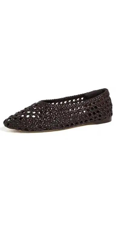 Sam Edelman Shira Woven Flats Dark Brown 6 | Thumbnail 1 Sam Edelman Shira Woven Flats Dark Brown 6 | Thumbnail 1
