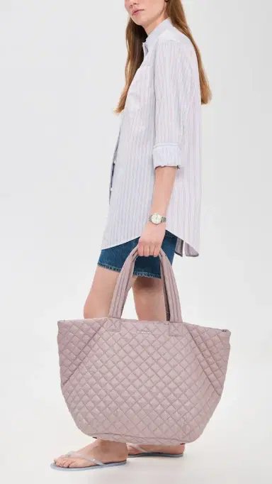 MZ Wallace Large Metro Tote Deluxe II Quail One Size | Thumbnail 3 MZ Wallace Large Metro Tote Deluxe II Quail One Size | Thumbnail 3