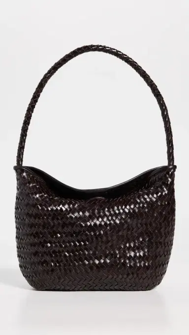 Madewell Woven Shoulder Bag Coffee Bean One Size | Thumbnail 2 Madewell Woven Shoulder Bag Coffee Bean One Size | Thumbnail 2