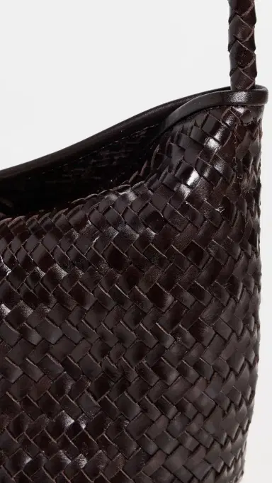 Madewell Woven Shoulder Bag Coffee Bean One Size | Thumbnail 5 Madewell Woven Shoulder Bag Coffee Bean One Size | Thumbnail 5