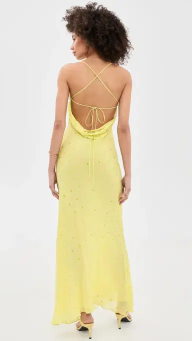 Bec + Bridge Arielle Slip Maxi Dress Citrus | Thumbnail 3 Bec + Bridge Arielle Slip Maxi Dress Citrus | Thumbnail 3