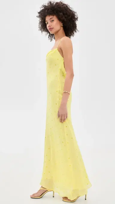 Bec + Bridge Arielle Slip Maxi Dress Citrus | Thumbnail 4 Bec + Bridge Arielle Slip Maxi Dress Citrus | Thumbnail 4