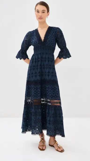 TEMPTATION POSITANO Curry Dress Navy L | Thumbnail 2 TEMPTATION POSITANO Curry Dress Navy L | Thumbnail 2