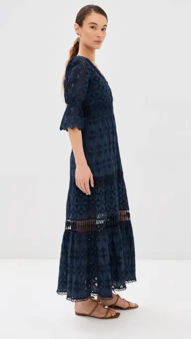 TEMPTATION POSITANO Curry Dress Navy L | Thumbnail 4 TEMPTATION POSITANO Curry Dress Navy L | Thumbnail 4